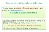 Comparative & superlative adjectives