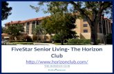 The Horizon Club FiveStar Senior Living