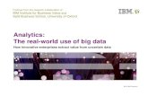 Analytics: The Real-world Use of Big Data