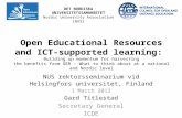 Open Educational Resources and ICT-supported learning: NUS rektorsseminarium 2013