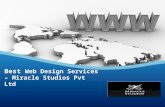 Best Web Designing Services - Miracle Studios Pvt Ltd