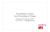 Rafer: Friendship is Dear but Friending is Cheap
