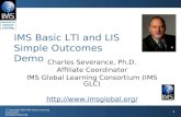 IMS Basic LTI and LIS Simple Outcomes Demo