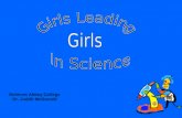Girls leading girls