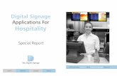 Digital Signage Applications for Hospitality – Special Report – S&L Digital Signage