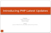 Introducing PHP Latest Updates