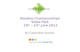 Boodles Championships - Stoke Park, 19th - 23rd June 2013