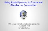 Using Sports Diplomacy to Educate and Globalize Our Communities