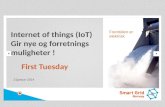Internet of Things gir nye forretningsmuligheter @ First Tuesday Bergen