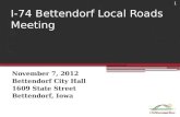 I-74 Bettendorf Local Roads Meeting