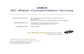 Water Conservation Survey - British Columbia, Canada
