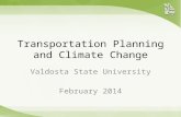 Climate Change and Transportation Planning