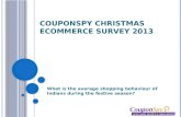 Couponspy Christmas Ecommerce Survey 2013