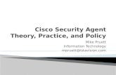 Cisco Security Agent - Theory, Practice, and Policy