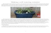 Making a Self Watering Container for Drought Gardening