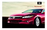 2012 Honda Accord Sedan Brochure presented by DCH Honda of Temecula