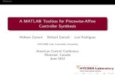 A MATLAB Toolbox for Piecewise-Affine Controller Synthesis