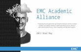 2013 Road Map with EMC Academic Alliance