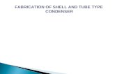 Shell and tube type condensor
