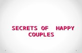 Secrets of happy marriages