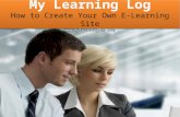 Create Your Own My Learning Log Site