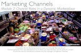 Marketing Channels - Module 2: Channel Roles in a Dynamic Marketplace