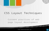 CSS Layout Techniques