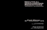 Neutral grounding resistor