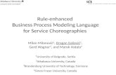 Rule-enhanced Business Process Modeling Language for Service Choreographies