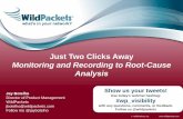 Just two clicks away - from monitoring and reporting to root-cause analysis