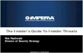 The Insider's Guide to the Insider Threat