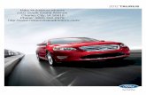 2012 Ford Taurus Brochure | Mason City Ford, Waverly Ford, and Clear Lake Ford