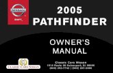 2005 PATHFINDER OWNER'S MANUAL