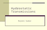 Hydrostatic transmissions