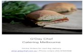 G'Day Chef online catering store
