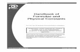 Handbook Of Formulae And Constants