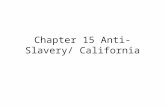 Chapter 15 anti  slavery