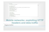 Mobile networks: exploiting HTTP headers and data traffic - DefCamp 2012