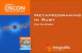 Ruby Metaprogramming - OSCON 2008