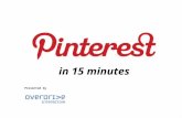 Pinterest in 15 Minutes: How Brands can Profit from Pinterest