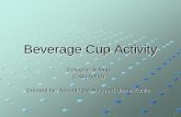 Beverage Cup Activity
