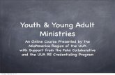 Youth & Young Adult Ministries Session One