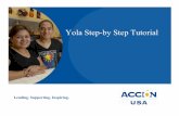 Build a website using Yola by ACCION USA