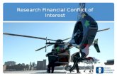 Research Financial Conflict of Interest