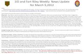 1ID and Fort Riley Weekly News Update for March 9 2012