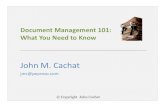Document management 101 may 2013