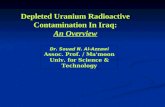 Depleted Uranium Radioactive Contamination In Iraq:An Overview
