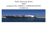 York Antwerp Rules2004