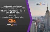 John A. Lee - ClickZ Live NYC - PPC Enhanced Campaigns and PLA to Shopping Campaign Transition