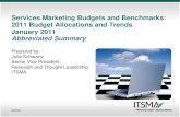 ITSMA Budget Study 2011 Abbreviated Summary